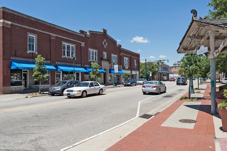 The Wilson Renaissance Complex is across the street from Amtrak and the bus station; businesses there take advantage of foot traffic.