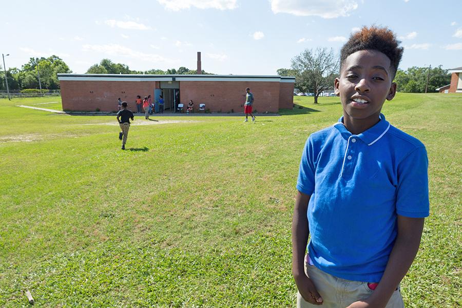 Fifth grader Jah'cure Speight is participating in the Save A Youth summer camp. The program has served more than 3,500 children in various ways, including camps, afterschool care and tutoring.