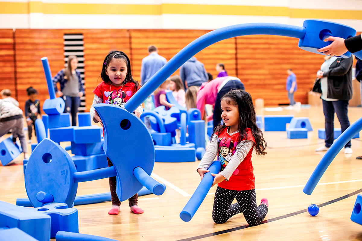 children playing at WonderSpace