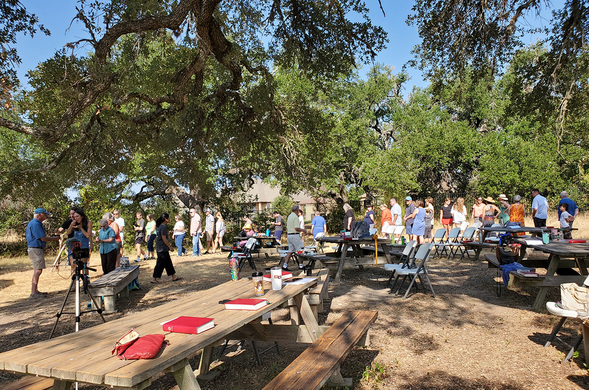 communion during worship