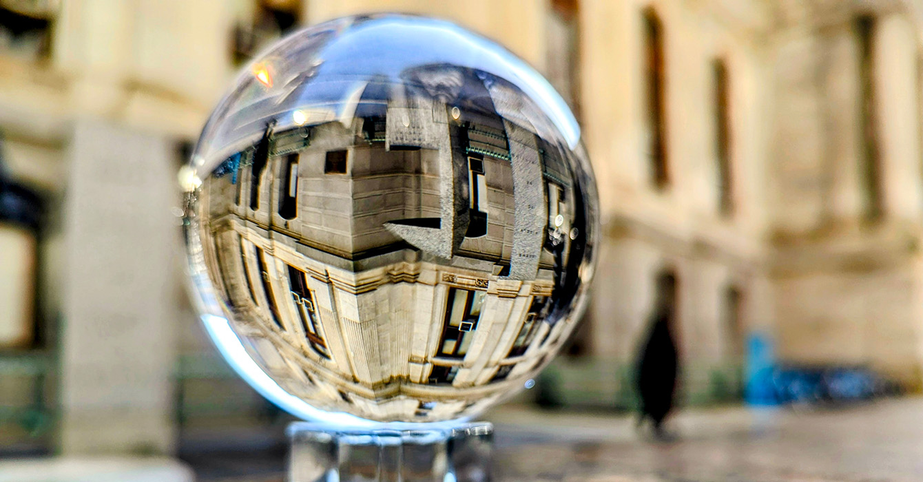 glass sphere in Philadelphia