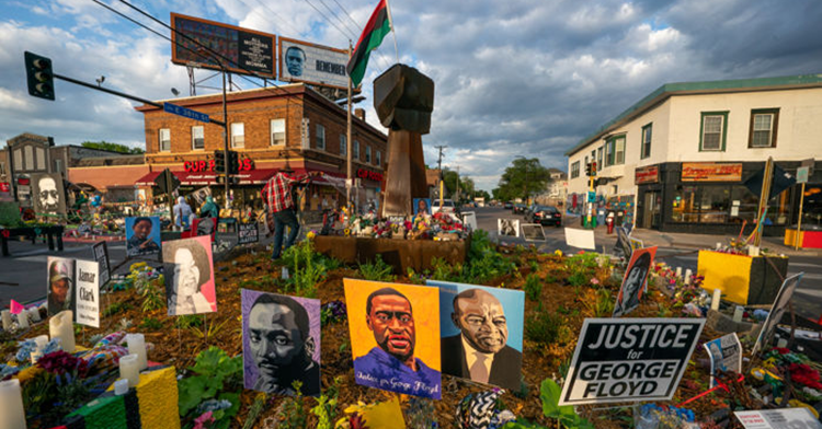 Image link to article: Tyler Sit and Dana Neuhauser: In Minneapolis, the struggle for justice continues five years after the murder of George Floyd