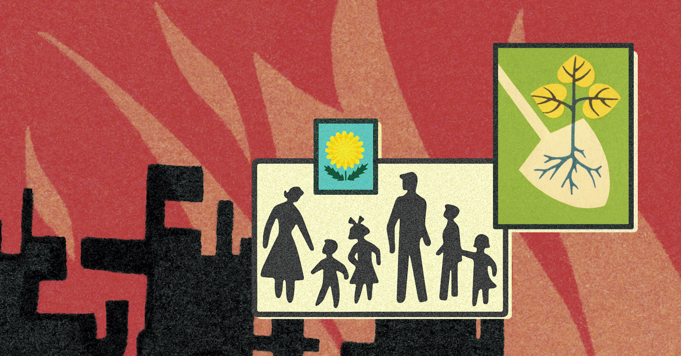 Image link to article: How do we live our lives while the world burns?