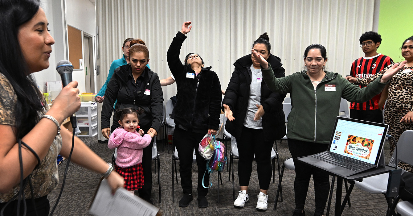 Image link to article: An organization working with immigrants cultivates joy and hope while offering support services