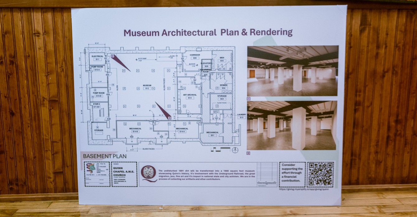 photo of a map of a museum
