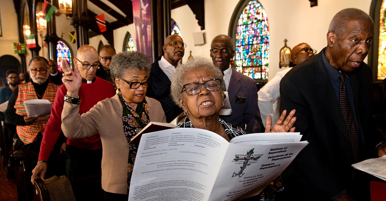 Image link to article: Stations of Reparations honor Black church history