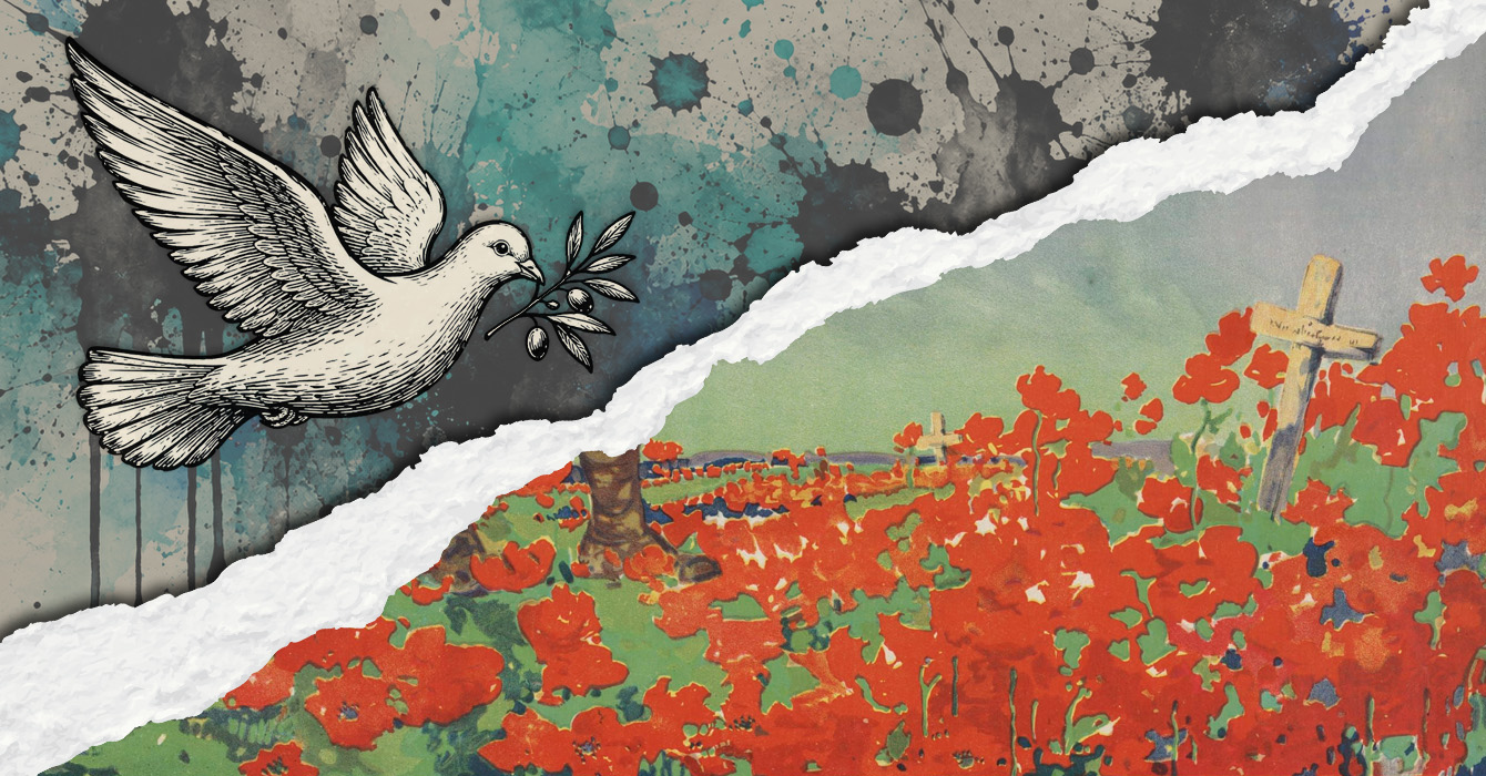 Image link to article: How do you love your enemies in a time of war?