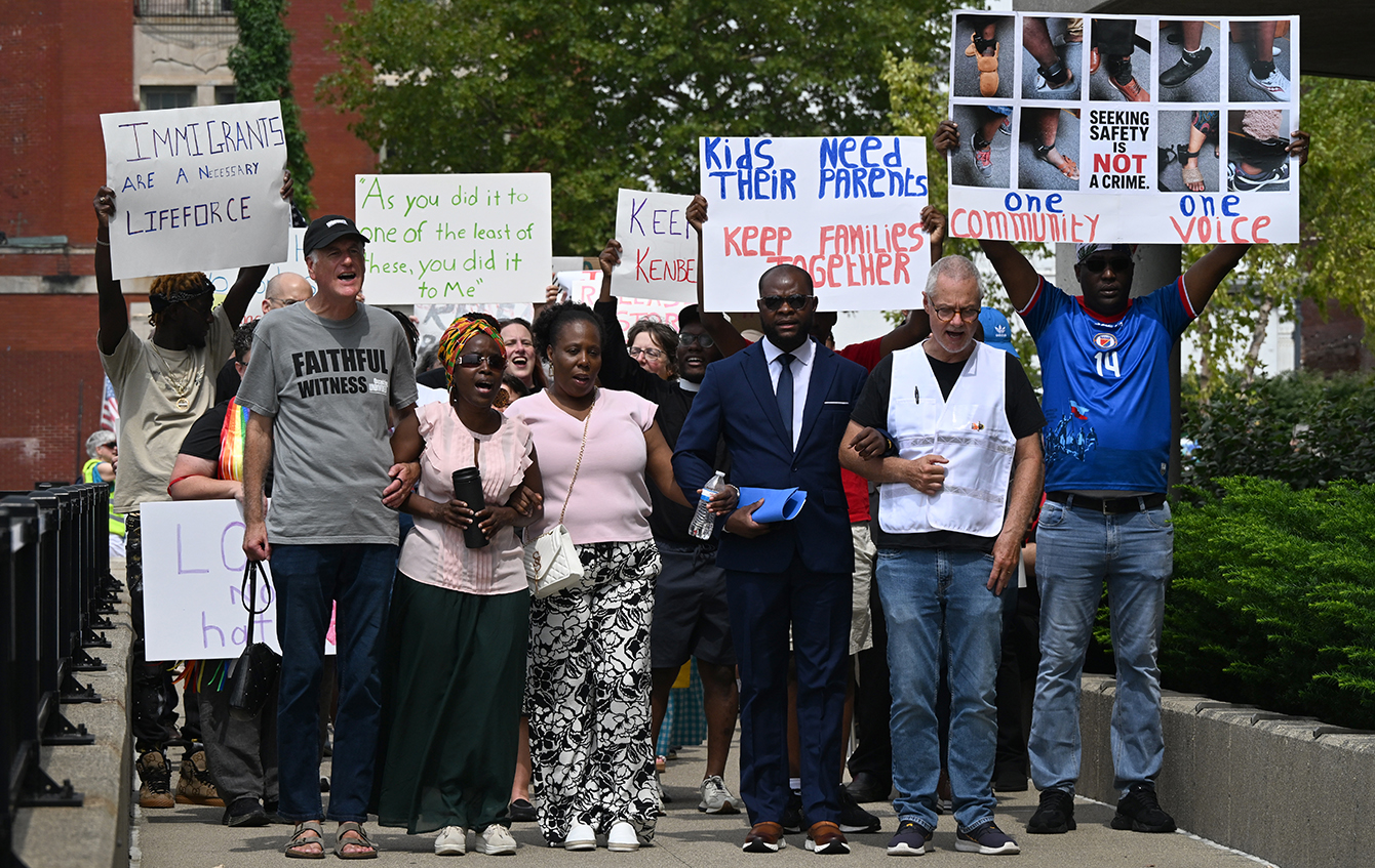 Image link to article: Photo essay: Changing US policy means turmoil for Haitian immigrants