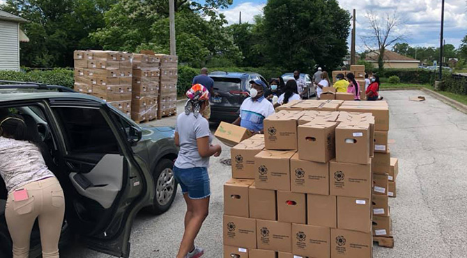 Food distribution center