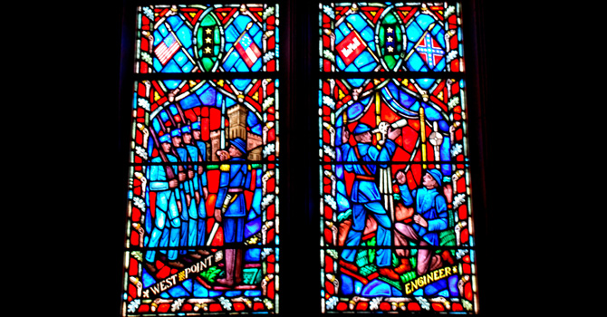 Robert E. Lee stained glass window in the National Cathedral