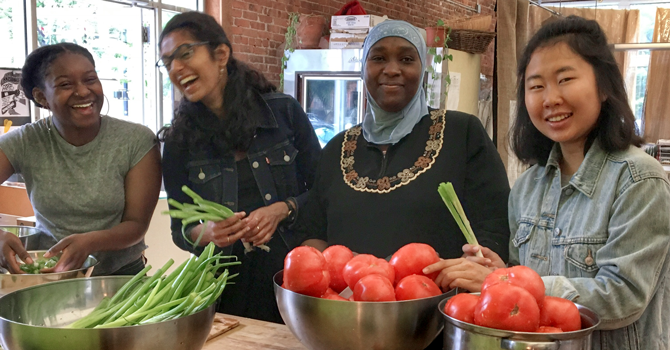 Image link to article: Sanctuary Kitchen transforms refugees' lives through the power of food