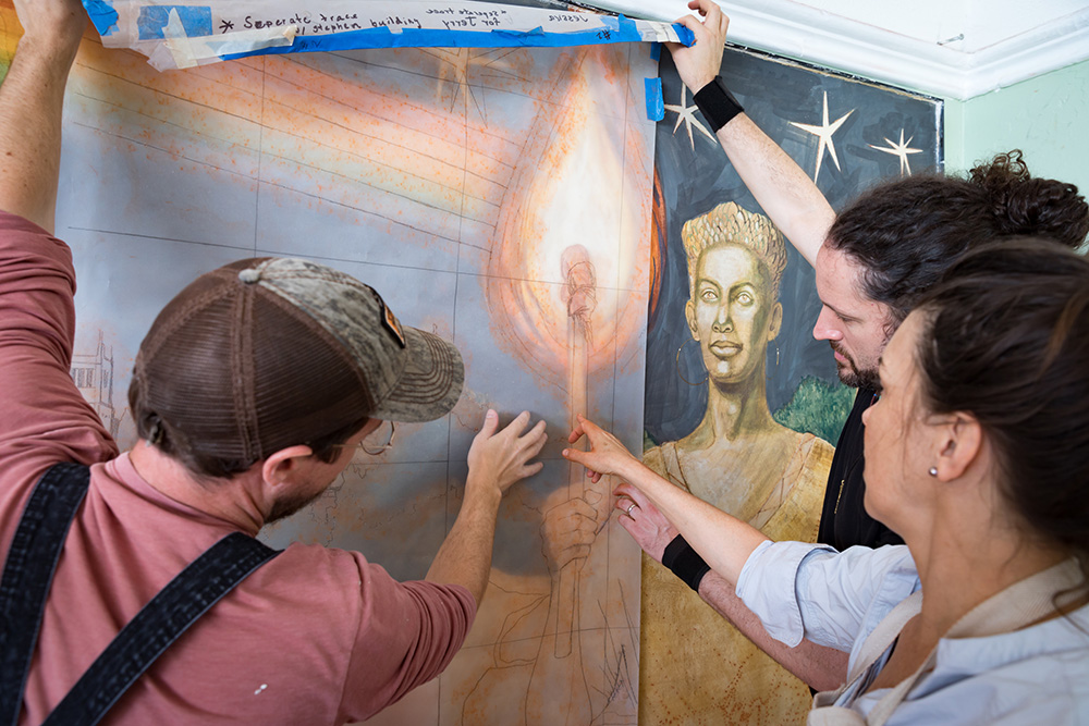 Image link to article: A church's fresco project shows that everyone has sacred worth