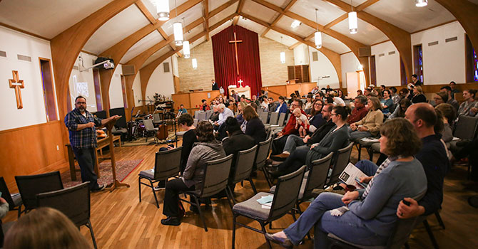Image link to article:  A dying Texas church gives life to a new congregation