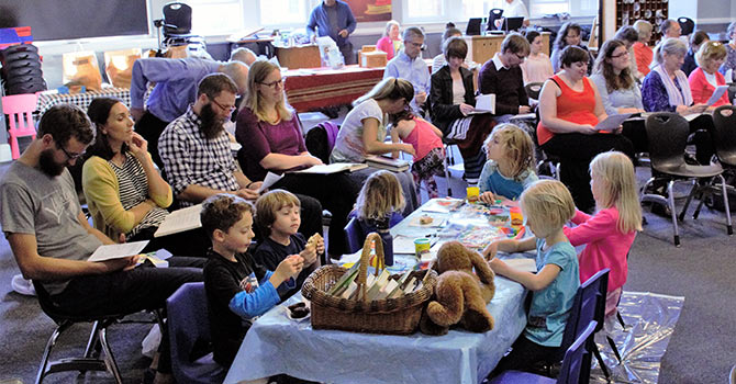 Image link to article: Melissa Florer-Bixler: Playing and praying with children in worship